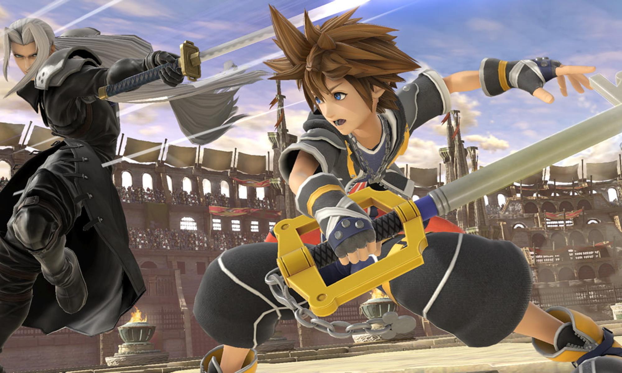 Super Smash Bros. Ultimate Sora ja Sephiroth