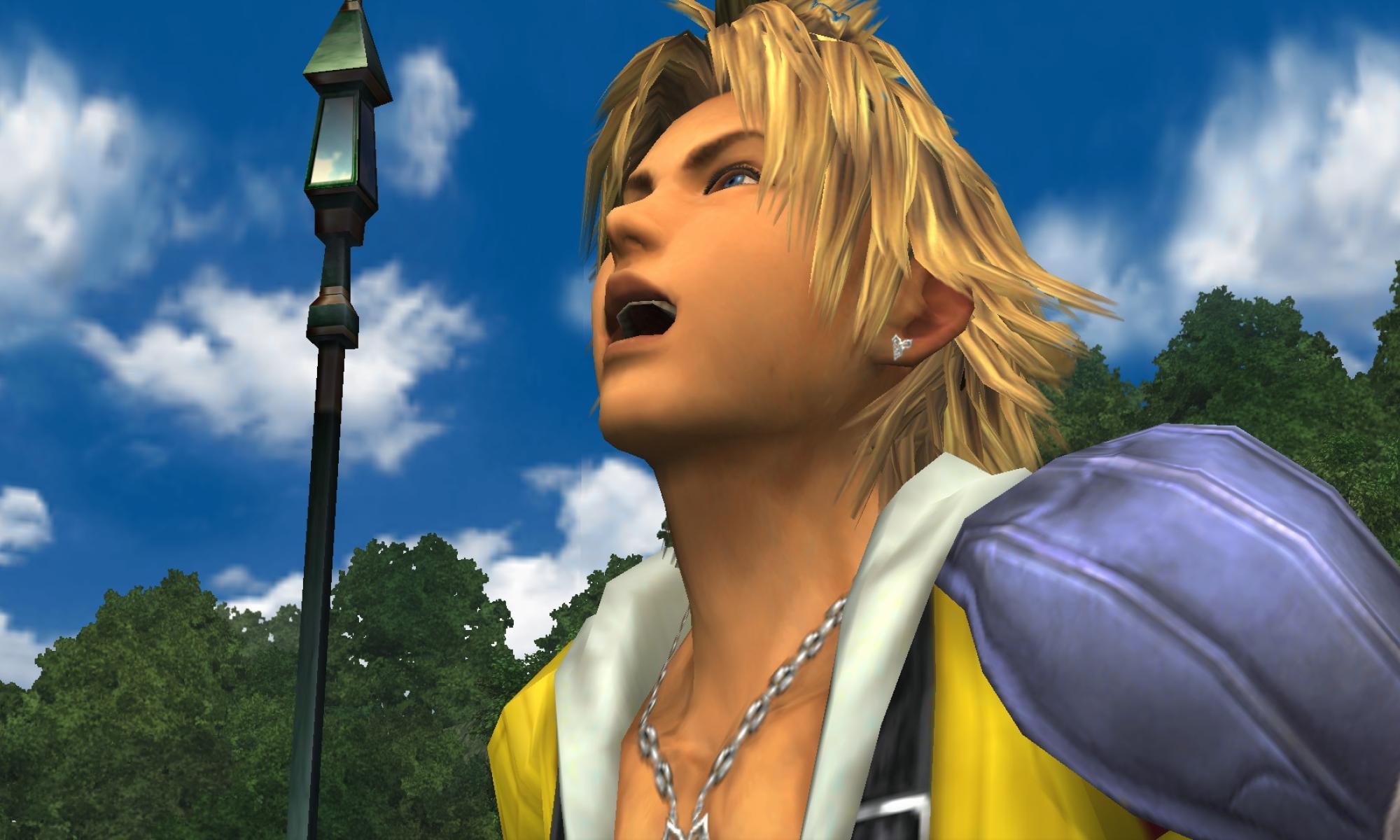 Final Fantasy X Tidus nauraa