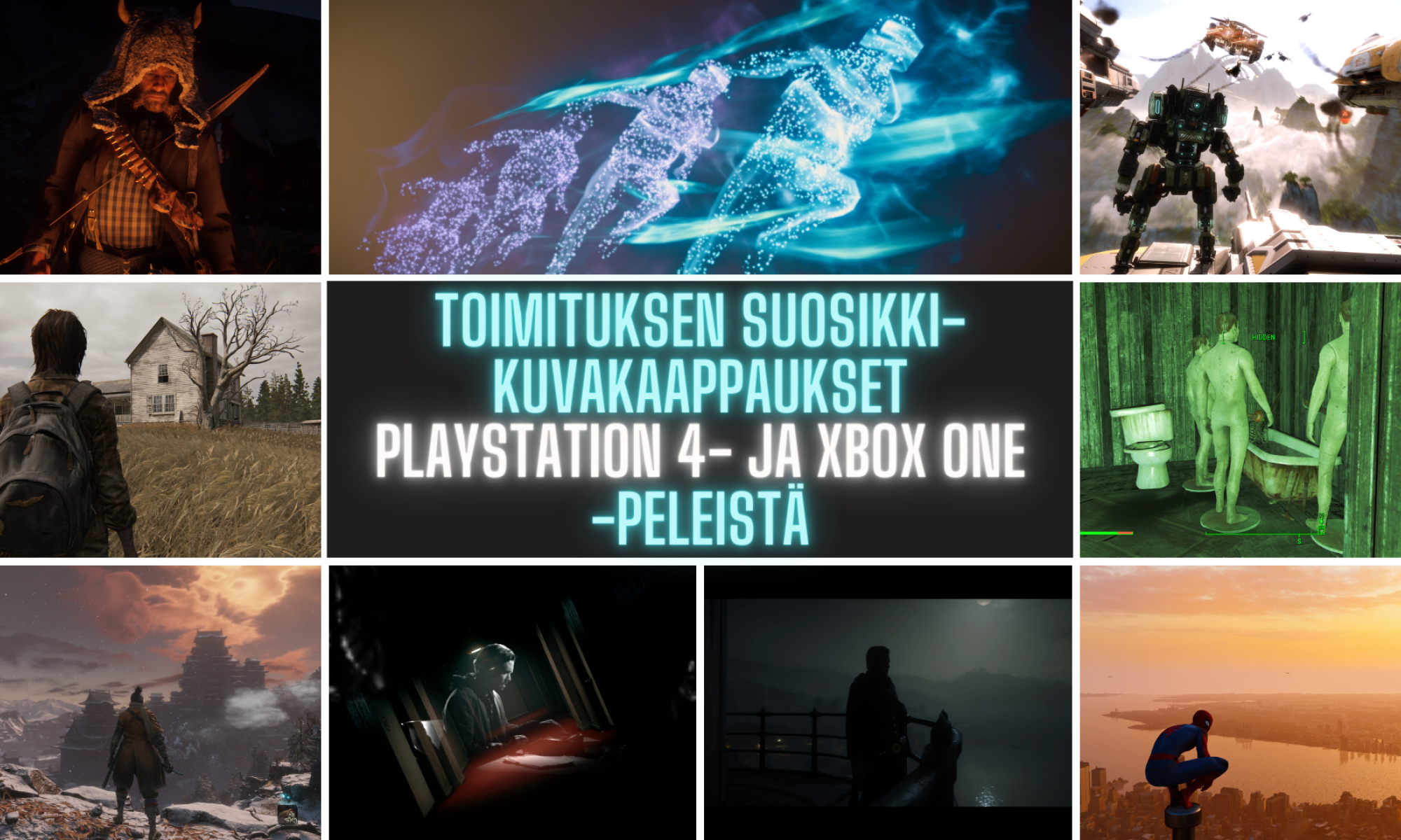 Toimitukset suosikkikuvakaappaukset PS4 ja XBOX ONE