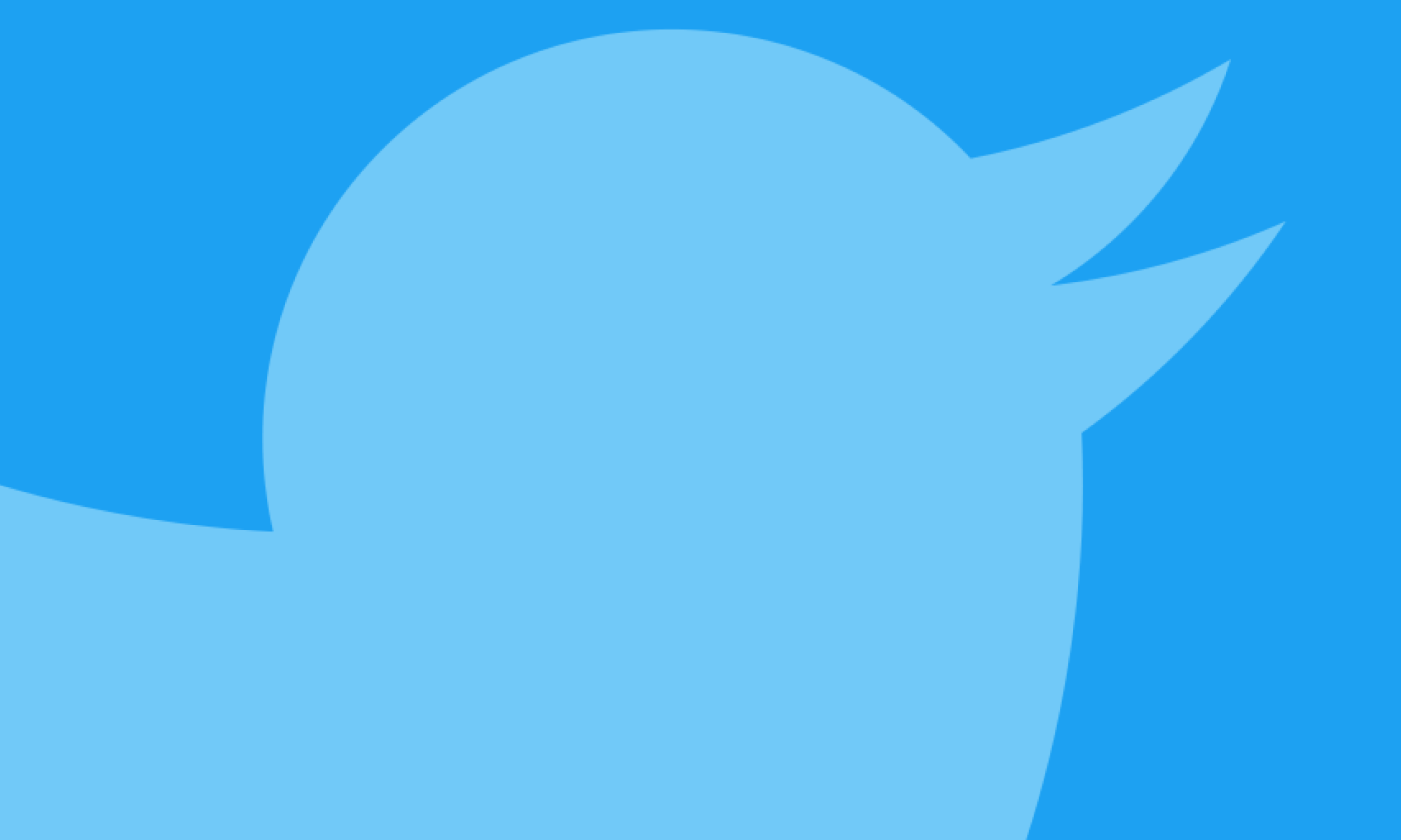 Twitter sininen kuva linnusta