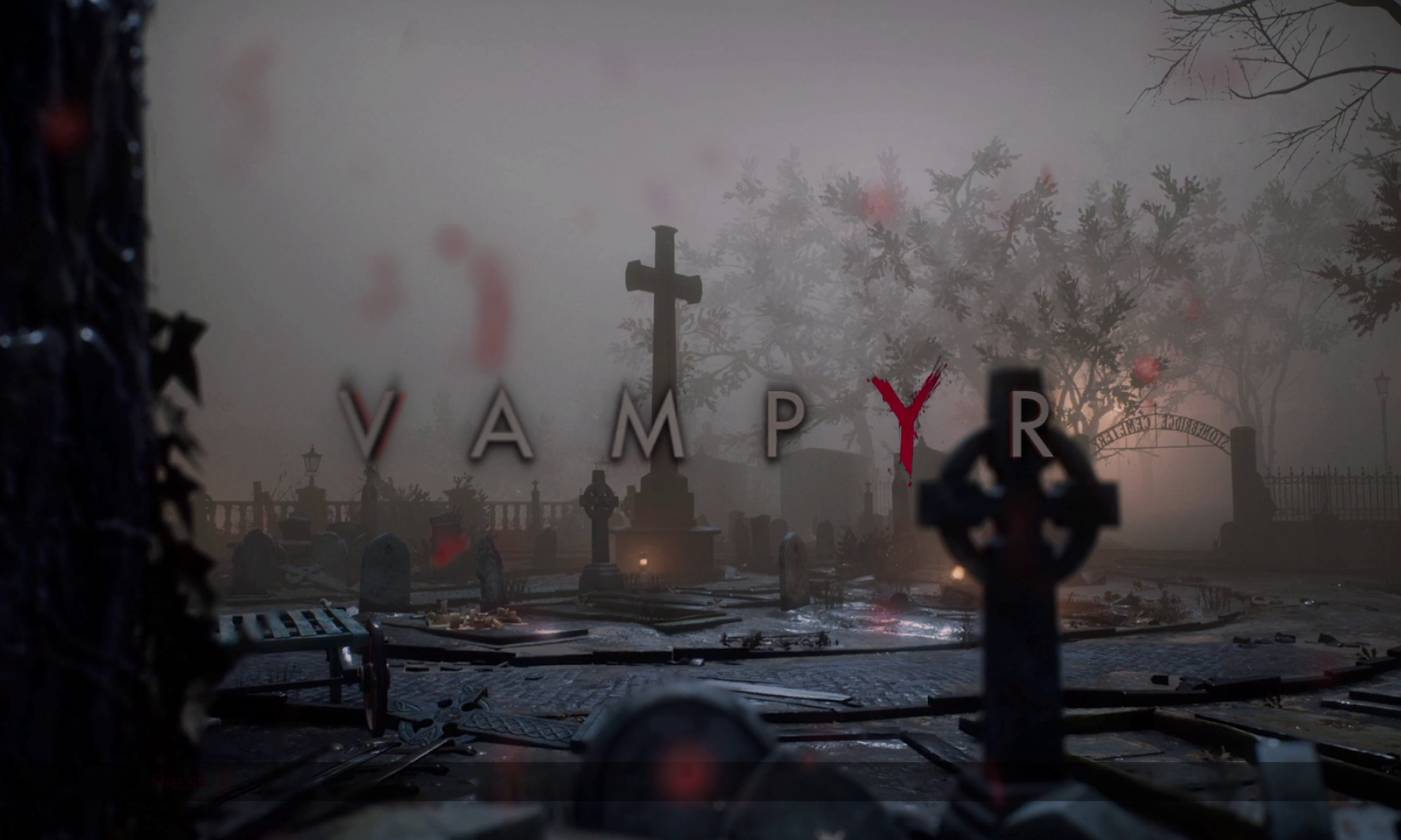 Vampyr - Hautausmaa ja teksti