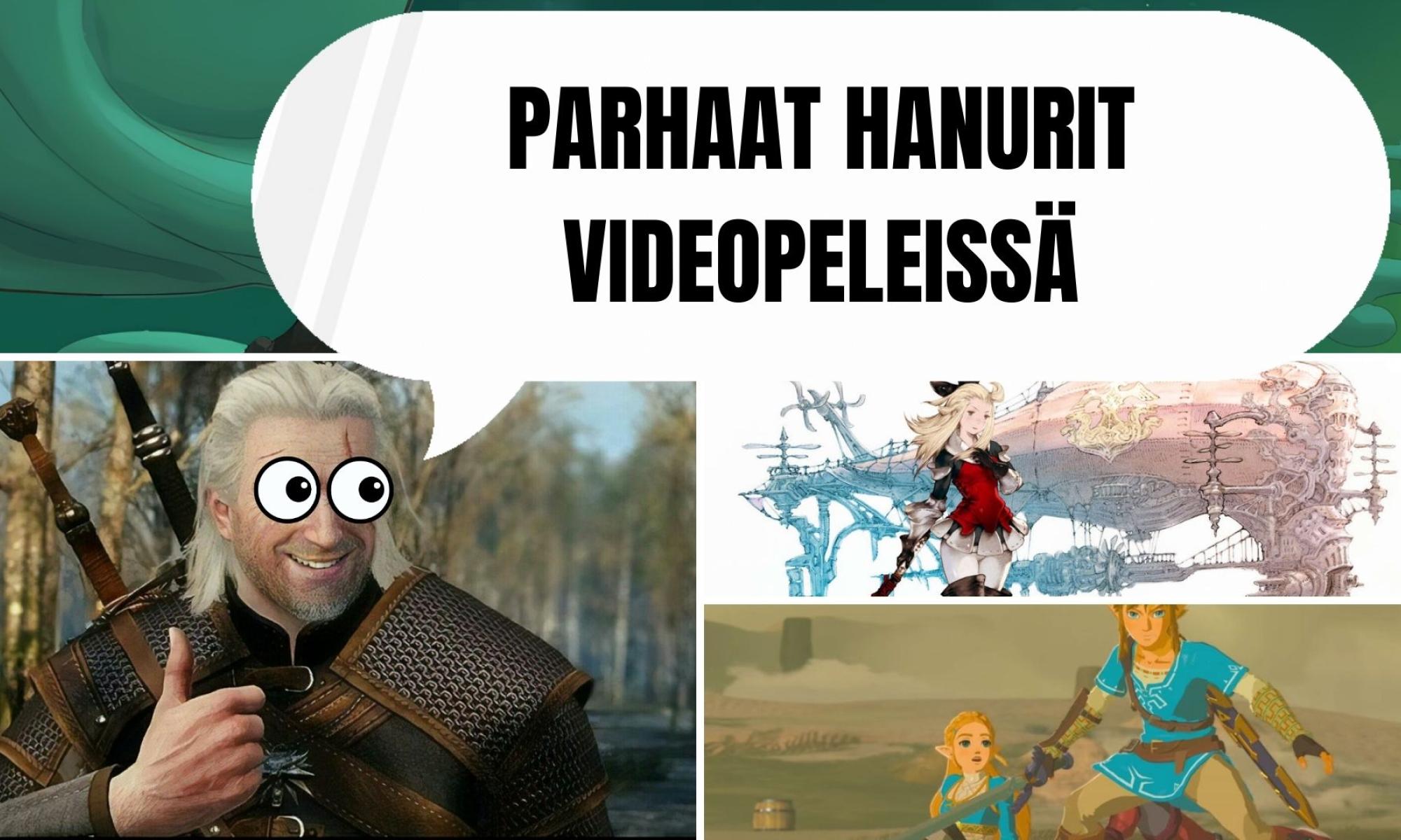 Videopelien parhaat hanurit