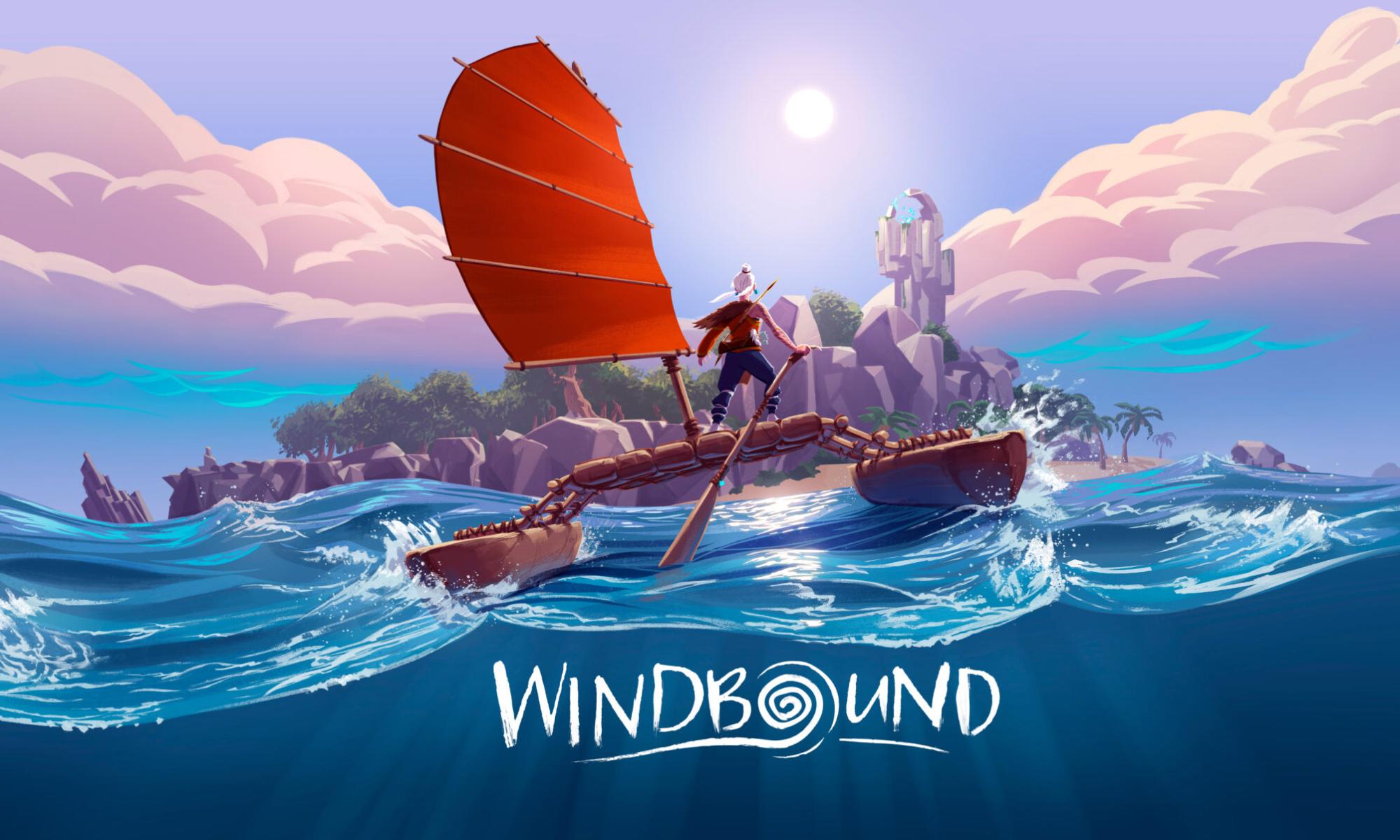 Windbound nostokuva nimellä varustettuna