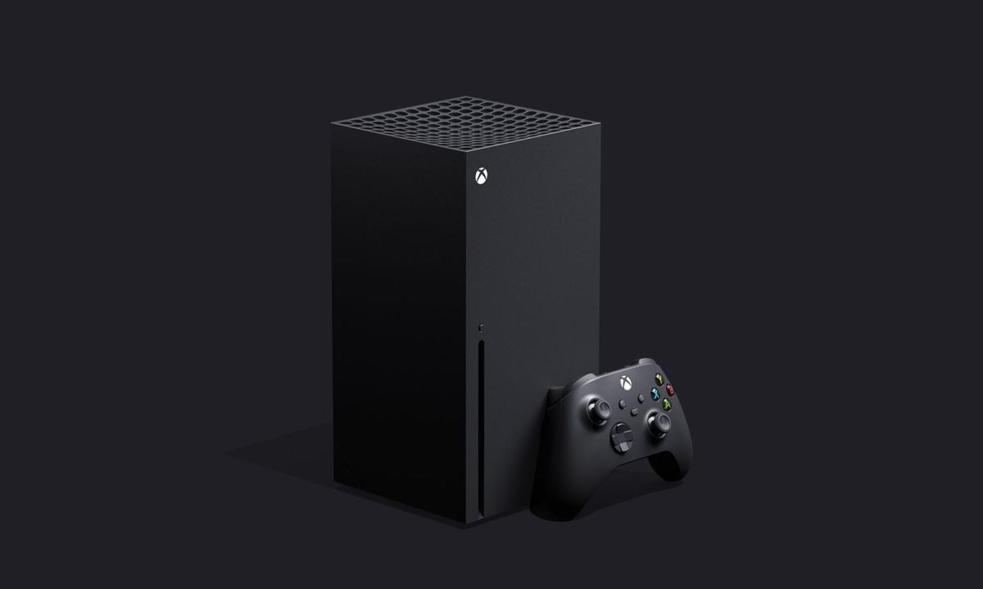 Xbox Series X ja ohjain pystyssä