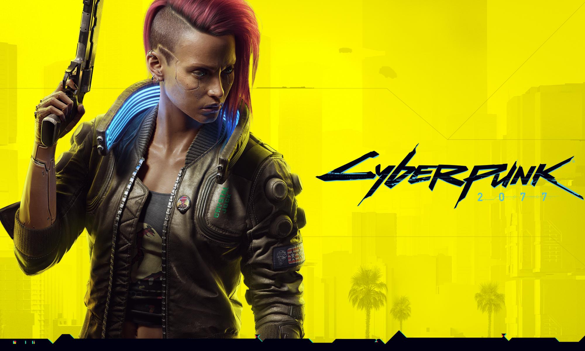 Cyberpunk 2077 nostokuva on keltainen