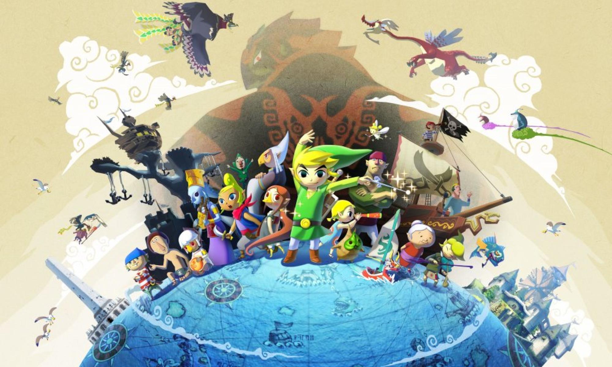 Zelda: Wind Waker HD:n uusissa kuvissa on tutut kuviot