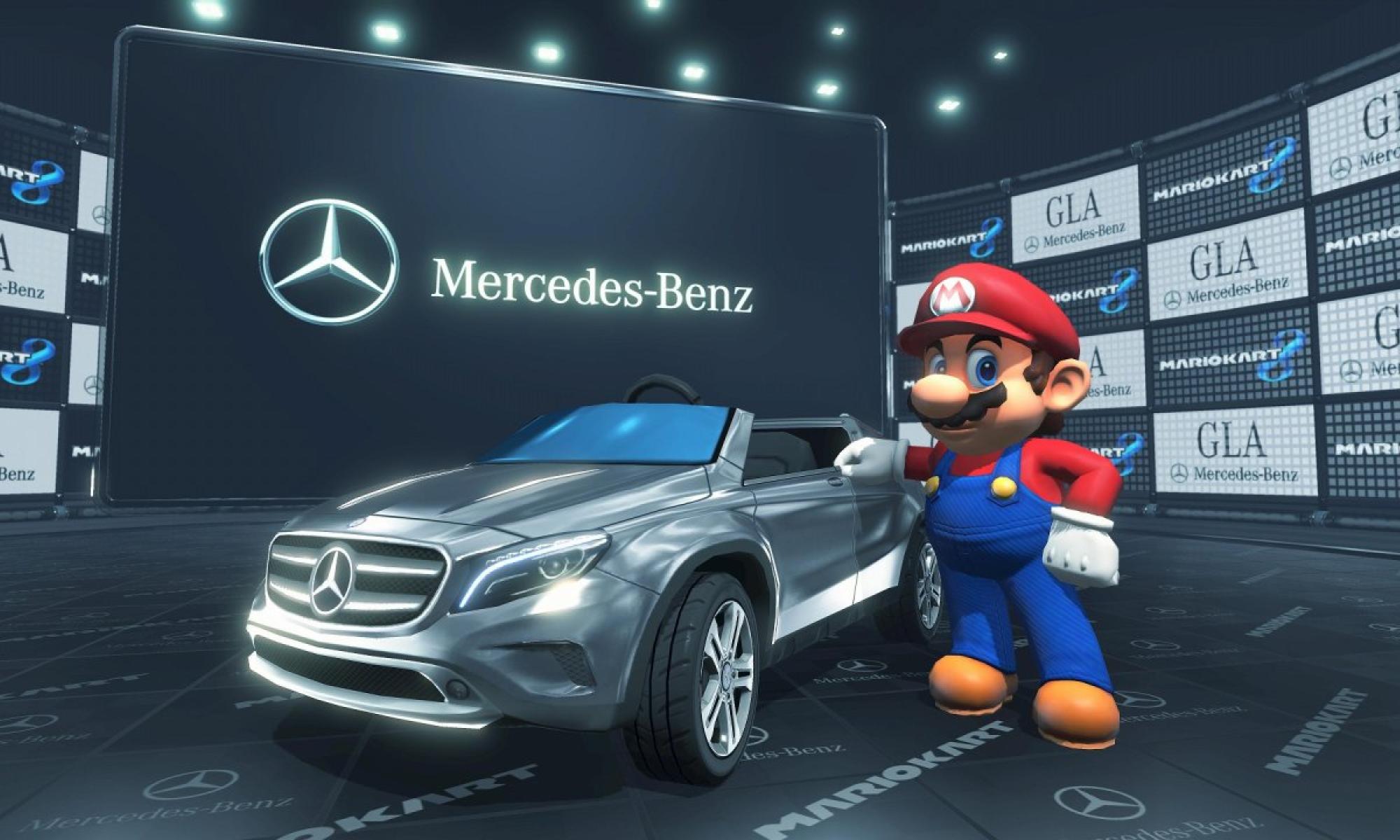 Mario istuu Mersun rattiin Mario Kart 8:n ilmaisessa lisäsisällössä