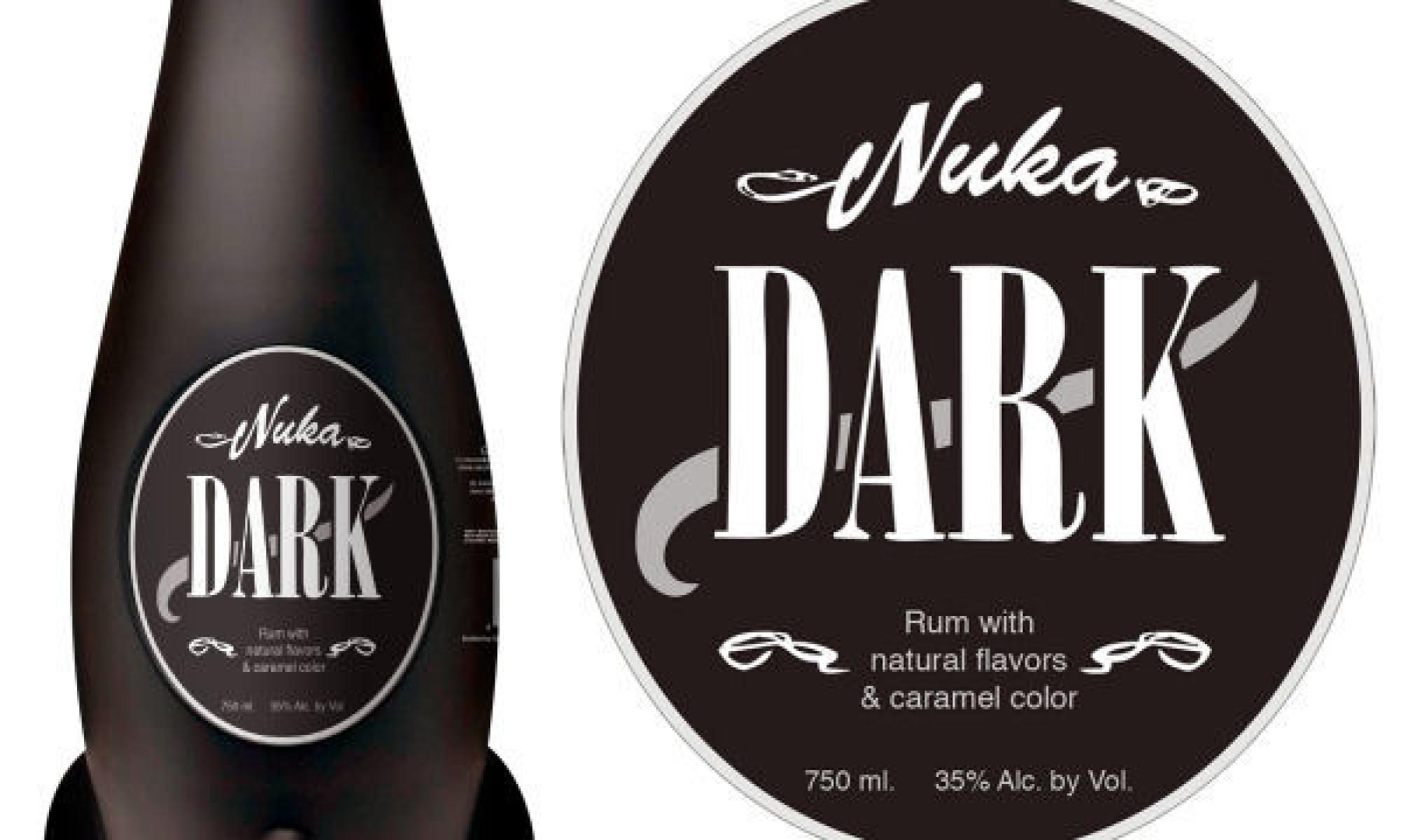 Fallout Nuka Dark Rum pullo rommi
