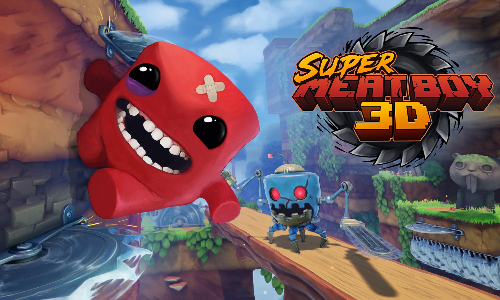 Super Meat Boy 3D - key art