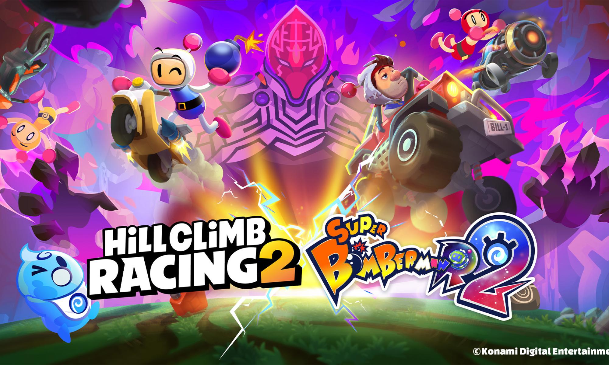 Hill Climb Racing 2 x Bomberman