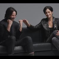 Keanu Reeves Carrie Ann Moss haastattelu Matrix
