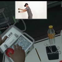 Kirurgi pelaa Surgeon Simulator VR-peli
