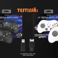 Retro-Bit Sega Saturn Controller – logo + teksti