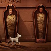 Tintin reporter cigars of the pharaoh Tintti ja Milou Snowy