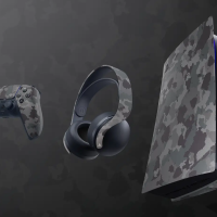 PS5 Gray Camouflage