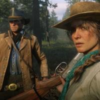 Red Dead Redemption 2 kaksi sankaria jylhän kuusiston