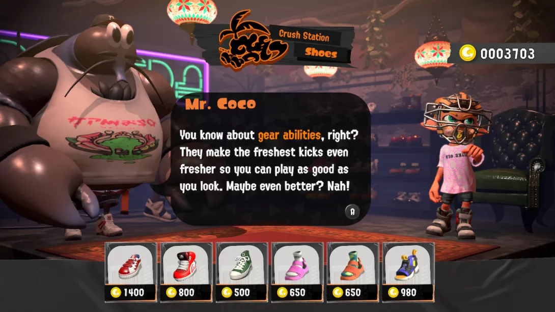 Splatoon 3 - Kenkäkauppias