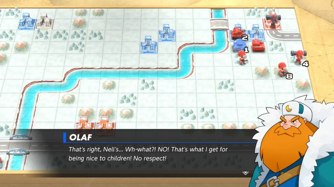 advance wars 1+2: Re-Boot Camp_ Olaf ja talvi