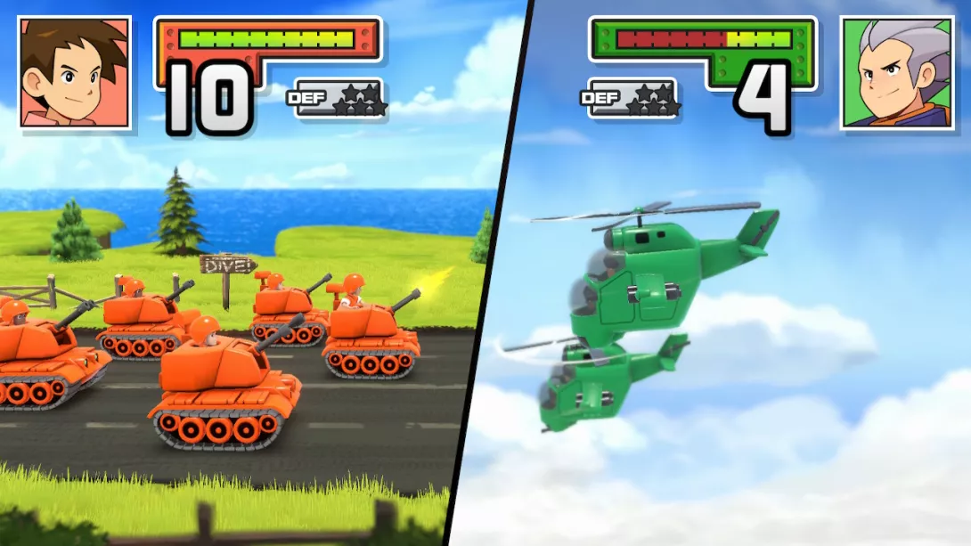 advance wars 1+2: Re-Boot Camp_ tykistö