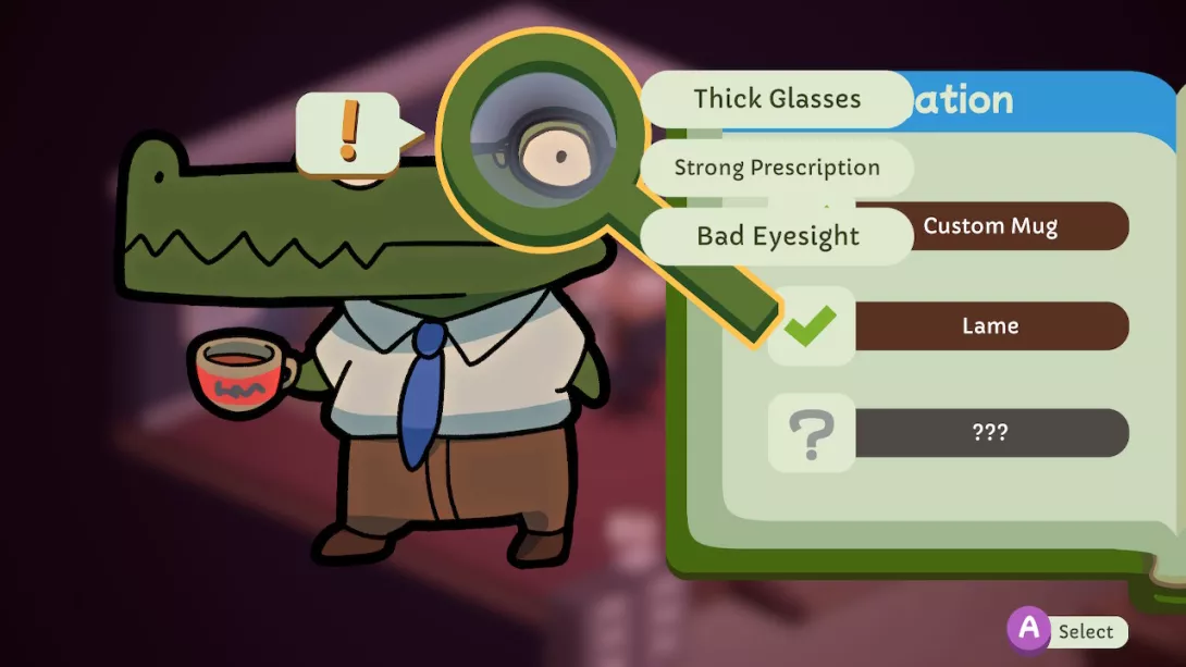Duck Detective: The Secret Salami tyypillä huono näkö