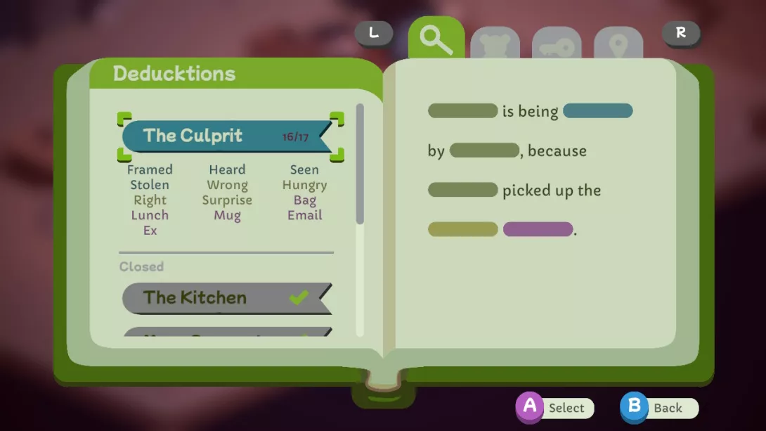 Duck Detective: The Secret Salami päätelmä tyhjänä
