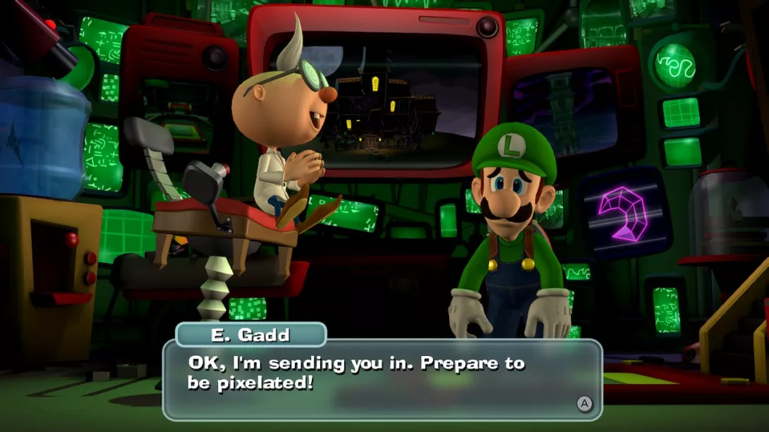 Luigi's Mansion 2 HD E. Gadd ja innostunut sankari