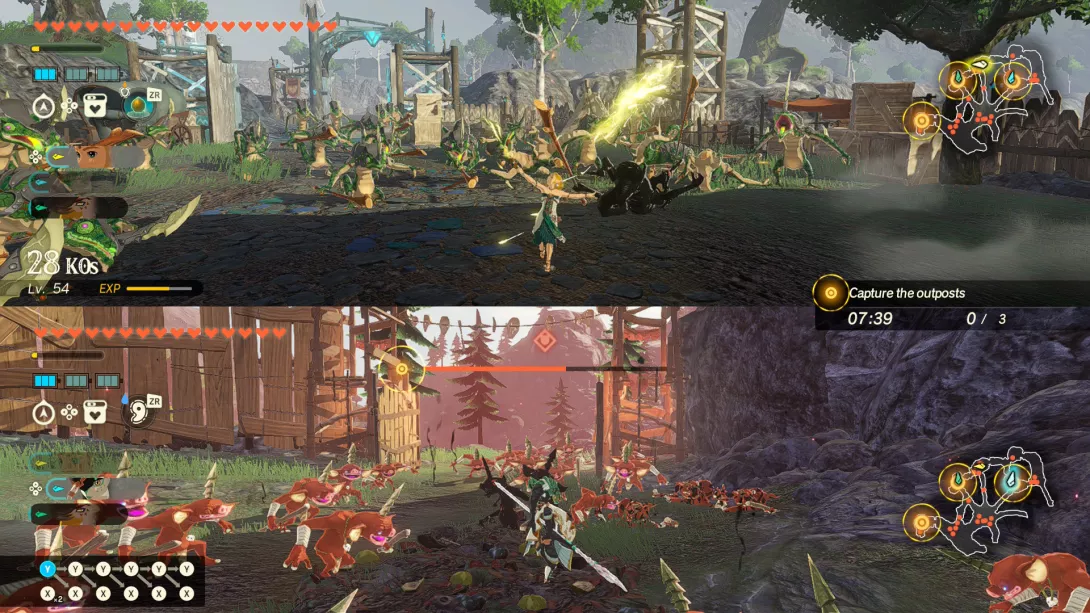 Hyrule Warriors: Age of Imprisonment kaksinpeli