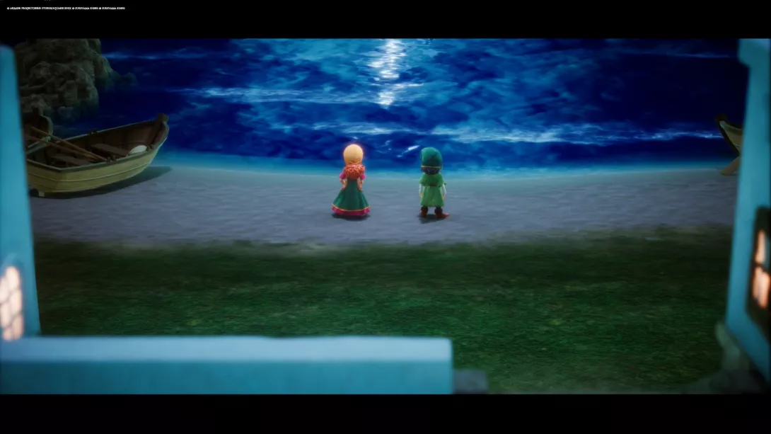 Dragon Quest VII Reimagined_Sankari ja Maribel katselevat horisonttiin