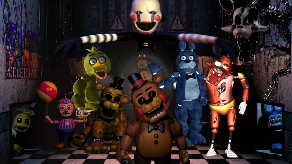 Five Nights at Freddy's kauhua ja säikyttelyä