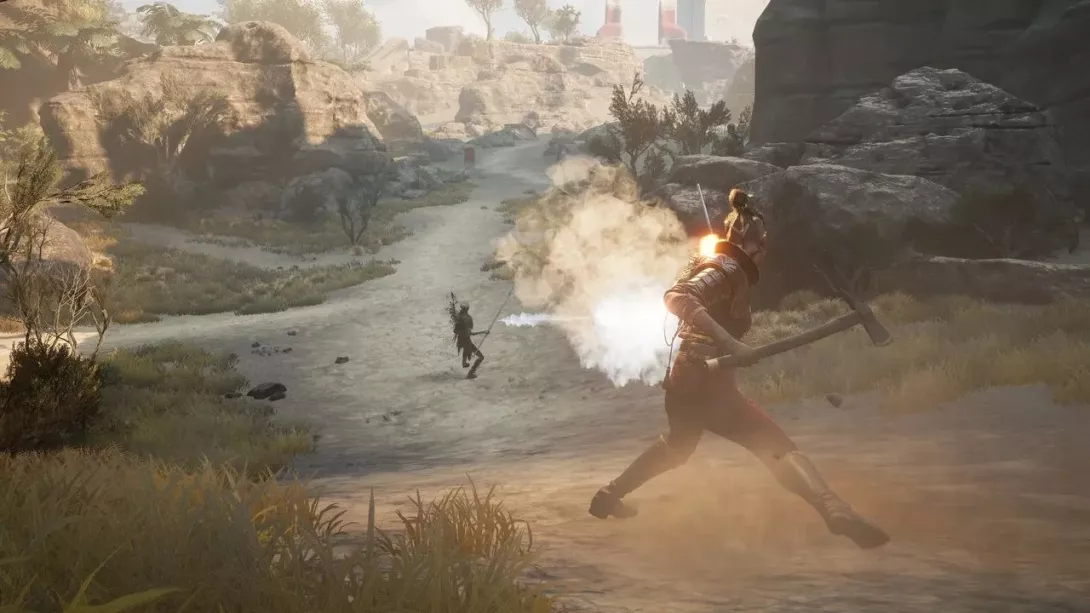 Flintlock: Siege of Dawn: alamäkeä pistoolin kanssa