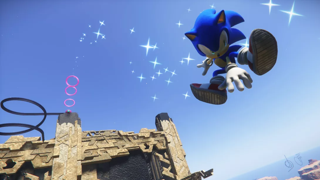 Sonic Frontiers: Sonic liitää