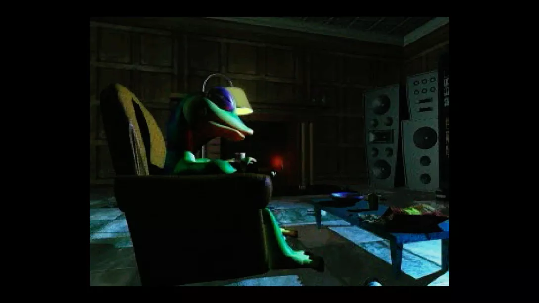 Gex Trilogy: Gex katselee telkkaria
