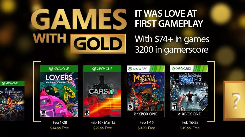 Games With Gold helmikuu