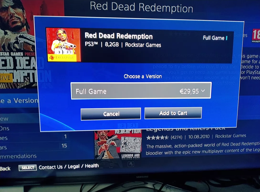 Red Dead Redemption PS3 Store 2