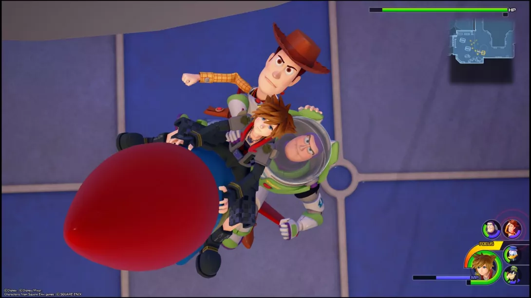 KINGDOM HEARTS Ⅲ Toy Story rakettijengi