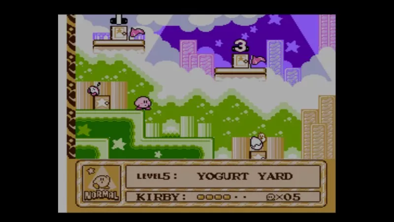 Kirby's Adventure NES kartta