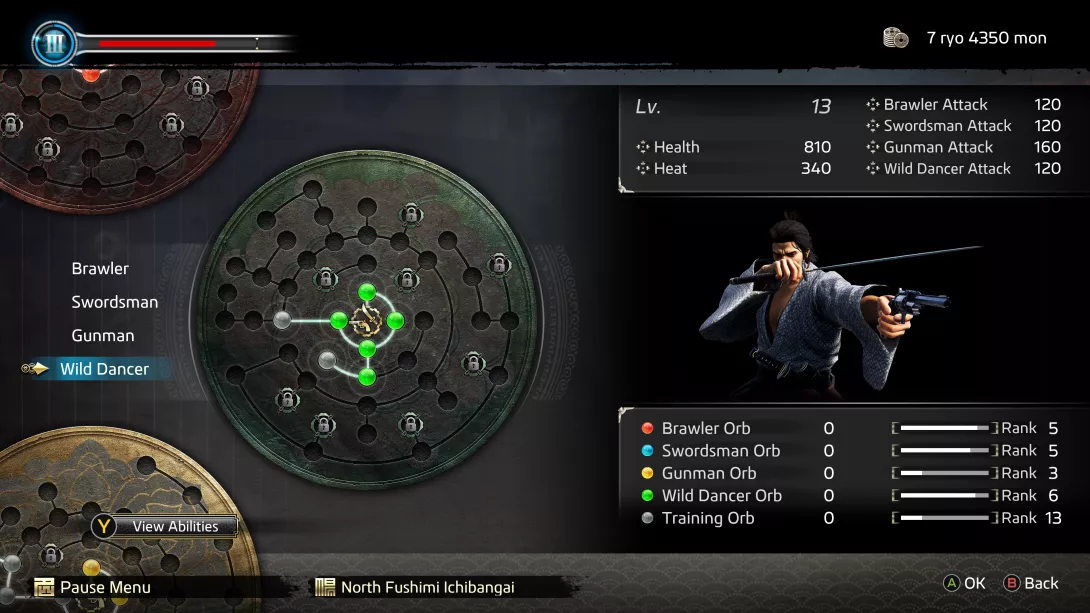 Like a Dragon: Ishin! Kykyjä ostamassa