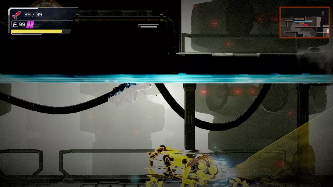 Samus Dread E.M.M.I.ä paossa