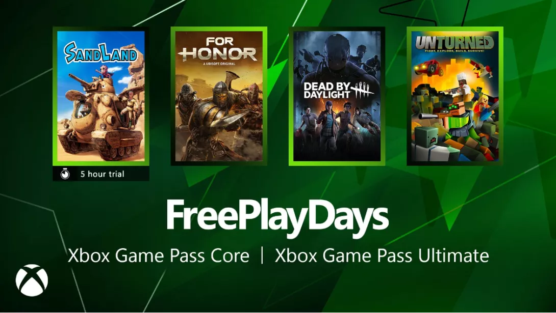 Free Play Days Xbox 26/7-28/7/24