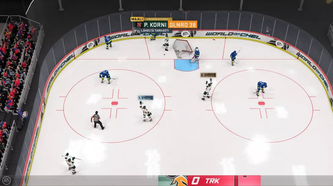 NHL 23 Korni ryminällä maalille.jpg
