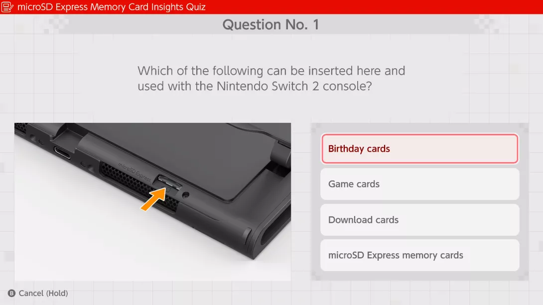 Nintendo Switch 2 Welcome Tour vaikea kysymys