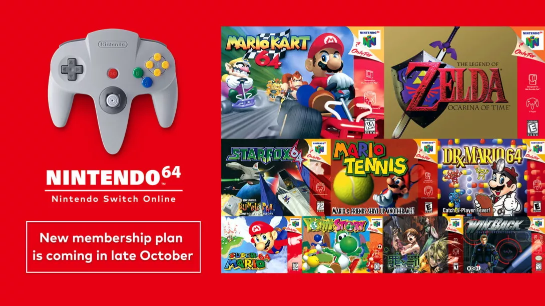 Nintendo Switch Online Expansion Nintendo 64