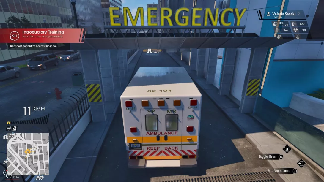 Paramedic Simulator sairaalan nurkilla.jpg