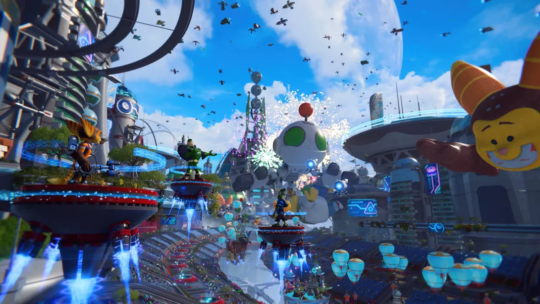 Ratchet Clank Rift Apart Ilonpitoa Megapoliksessa.jpg