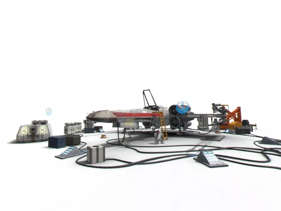 STAR WARS Battlefront X-wing VR halli.jpg