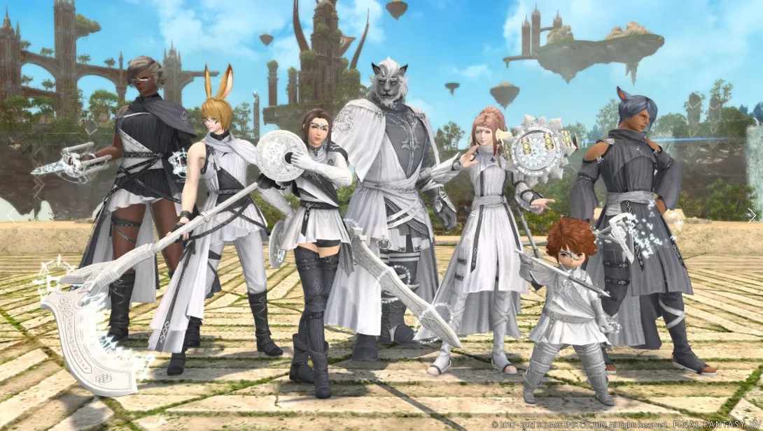 Final Fantasy XIV: kasa seikkailijoita yhdessä