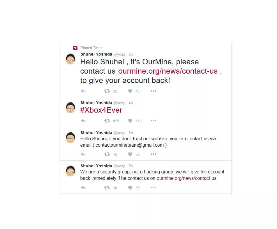 Shuhei Yoshida Twitter kaapattu 2