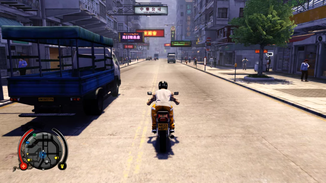 Sleeping Dogs: Definitive Edition moottoripyörän puikoissa