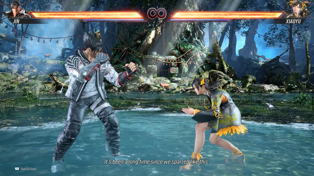 Tekken 8 – Jin ja Xiaoyu sparraamassa