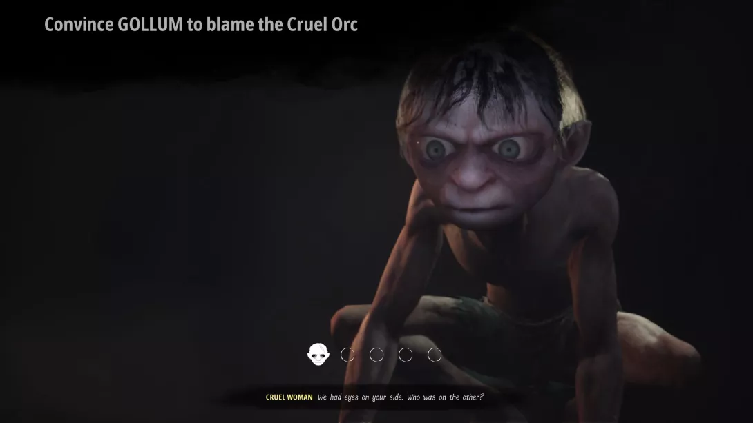 The Lord of the Rings_ Gollum™_Moraalivalinnat